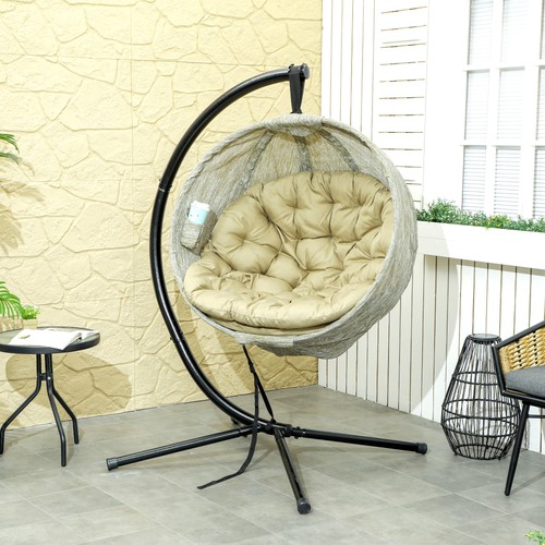 Outsunny hanging egg chair - outsunny,