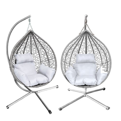 Garden hanging egg chair with - garden,