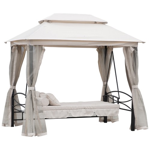 Outsunny seater swing chair - outsunny, 3