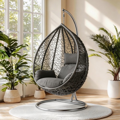 Rattan egg chair swing outdoor - egg,