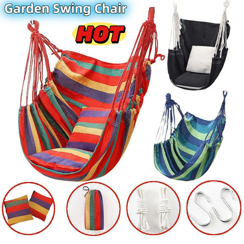 Portable hanging hammock - hanging, chair