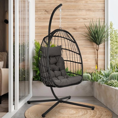 Hanging egg chair swing - chair,